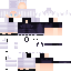 Blue Minecraft skin texture, 64x64 pixels