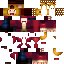 Minecraft skin texture, 64x64 pixels