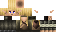 Minecraft skin texture, 64x32 legacy pixels