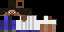 Minecraft skin texture, 64x32 legacy pixels