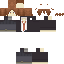 Minecraft skin texture, 64x64 pixels