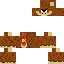Minecraft skin texture, 64x64 pixels