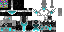 Classic Minecraft skin texture, 64x32 legacy pixels
