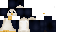 Minecraft skin texture, 64x32 legacy pixels