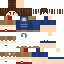 Minecraft skin texture, 64x64 pixels