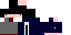 Minecraft skin texture, 64x32 legacy pixels
