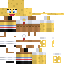 Minecraft skin texture, 64x64 pixels