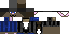 Minecraft skin texture, 64x32 legacy pixels