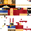 Minecraft skin texture, 64x64 pixels