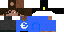 Minecraft skin texture, 64x32 legacy pixels