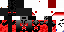Minecraft skin texture, 64x32 legacy pixels
