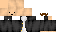 Minecraft skin texture, 64x32 legacy pixels