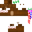 Minecraft skin texture, 64x64 pixels