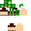 Minecraft skin texture, 64x64 pixels