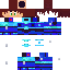 Minecraft skin texture, 64x64 pixels
