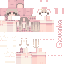 Minecraft skin texture, 64x64 pixels