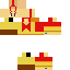 Minecraft skin texture, 64x64 pixels