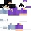Minecraft skin texture, 64x64 pixels