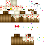 Minecraft skin texture, 64x64 pixels