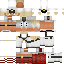 Minecraft skin texture, 64x64 pixels