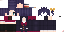 Minecraft skin texture, 64x32 legacy pixels