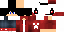 Minecraft skin texture, 64x32 legacy pixels