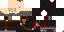 Minecraft skin texture, 64x32 legacy pixels