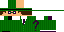 Minecraft skin texture, 64x32 legacy pixels