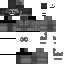 Gray Minecraft skin texture, 64x64 pixels