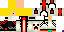 Minecraft skin texture, 64x32 legacy pixels