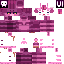 Minecraft skin texture, 64x64 pixels