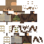 Minecraft skin texture, 64x64 pixels