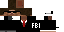 Minecraft skin texture, 64x32 legacy pixels