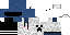 Minecraft skin texture, 64x32 legacy pixels