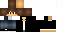 Minecraft skin texture, 64x32 legacy pixels