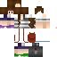 Minecraft skin texture, 64x64 pixels
