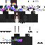 Minecraft skin texture, 64x64 pixels