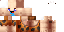 Minecraft skin texture, 64x32 legacy pixels