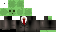 Minecraft skin texture, 64x32 legacy pixels