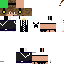 Minecraft skin texture, 64x64 pixels