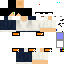 Minecraft skin texture, 64x64 pixels