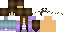 Minecraft skin texture, 64x32 legacy pixels