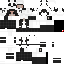 Gray Minecraft skin texture, 64x64 pixels