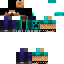 Minecraft skin texture, 64x64 pixels