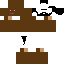 Minecraft skin texture, 64x64 pixels