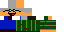 Minecraft skin texture, 64x32 legacy pixels