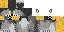Minecraft skin texture, 64x32 legacy pixels