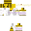 Minecraft skin texture, 64x64 pixels