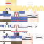 Minecraft skin texture, 64x64 pixels
