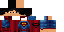 Minecraft skin texture, 64x32 legacy pixels